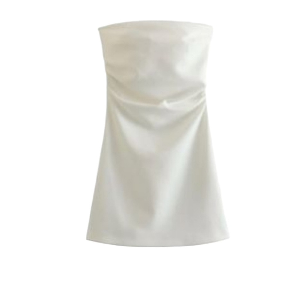 Zara Strapless White Dress
